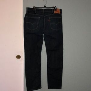 Dark levi straight leg men’s jeans